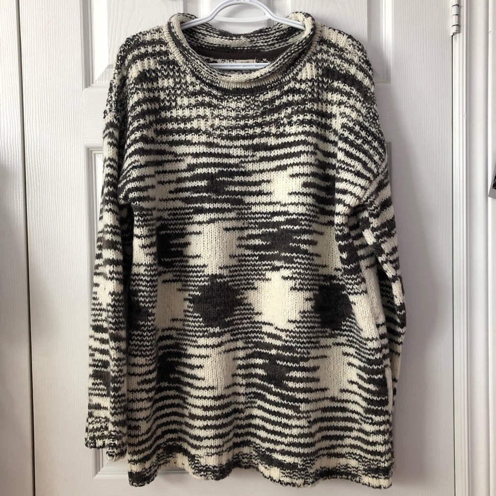 Ecoté woolblend oversized sweater